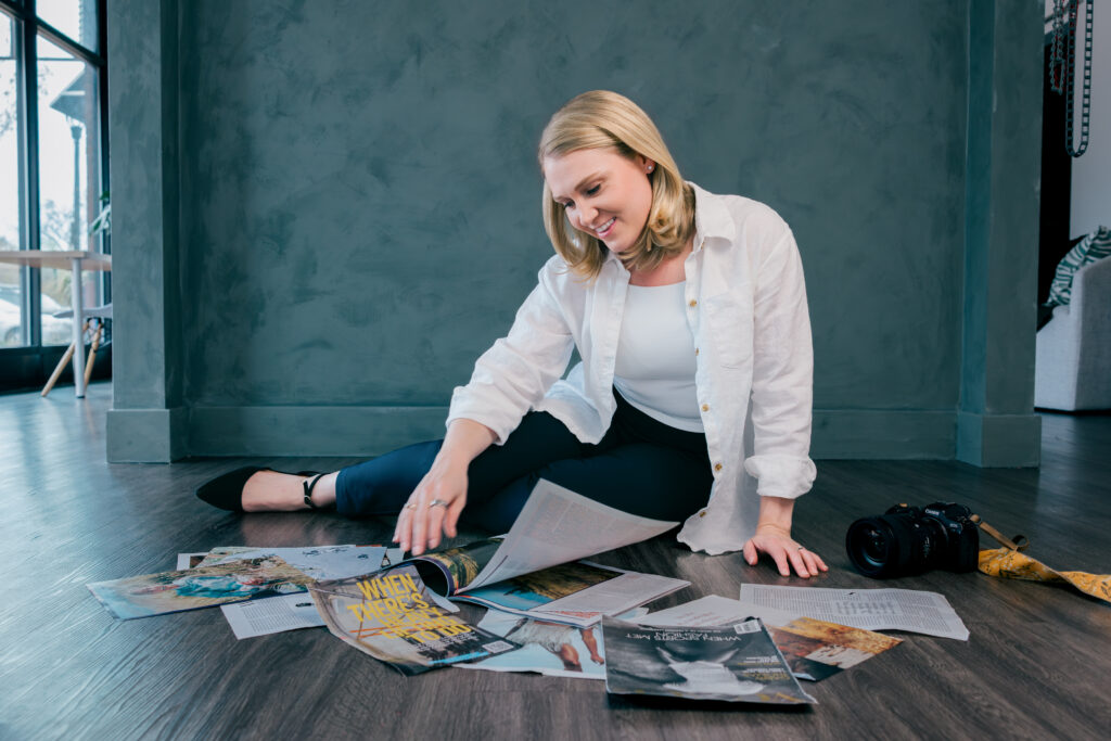 Maxann Keller Creative using imagery and copywriting for a client pricing guide prep